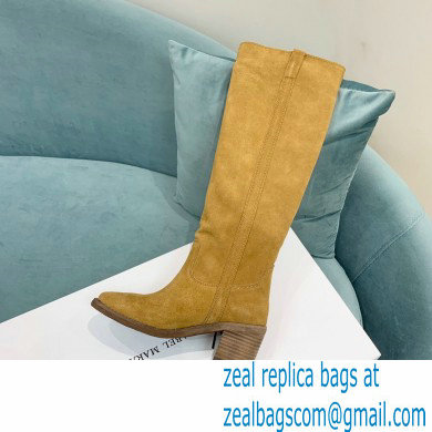 Isabel Marant Heel 6.5cm SEENIA LEATHER boots Suede Camel 2022