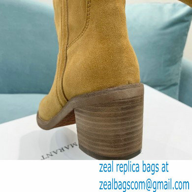 Isabel Marant Heel 6.5cm SEENIA LEATHER boots Suede Camel 2022