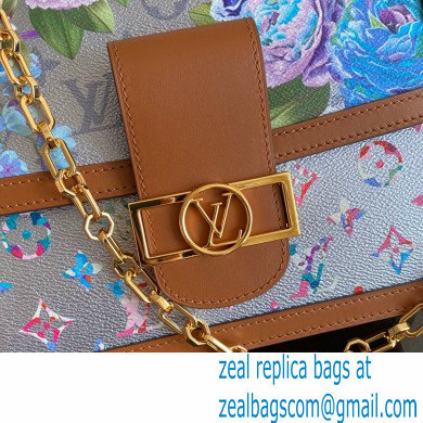 Louis Vuitton Canvas Dauphine MM Bag M21266 buttercup floral pattern