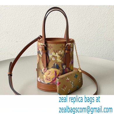 Louis Vuitton Canvas Nano Bucket Bag M81724 buttercup floral pattern