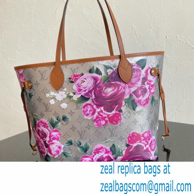 Louis Vuitton Canvas Neverfull MM Tote Bag M21352 buttercup floral pattern - Click Image to Close