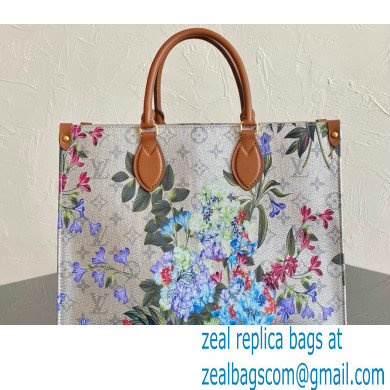 Louis Vuitton Canvas OnTheGo MM Tote Bag M21233 buttercup floral pattern