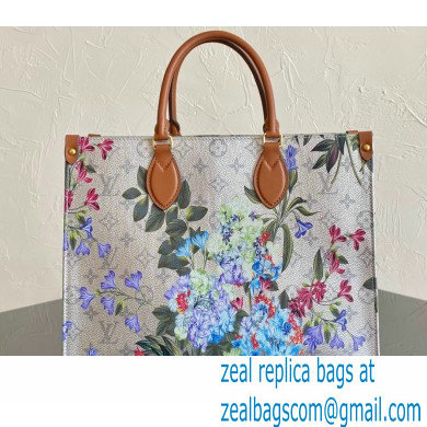 Louis Vuitton Canvas OnTheGo MM Tote Bag M21233 buttercup floral pattern - Click Image to Close