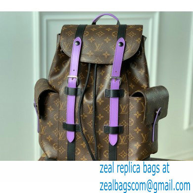 Louis Vuitton Monogram Canvas Christopher PM Backpack Bag M46247 Purple - Click Image to Close