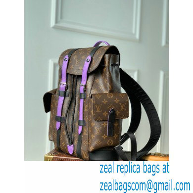 Louis Vuitton Monogram Canvas Christopher PM Backpack Bag M46247 Purple - Click Image to Close