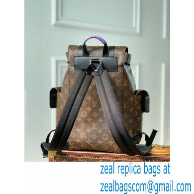 Louis Vuitton Monogram Canvas Christopher PM Backpack Bag M46247 Purple - Click Image to Close