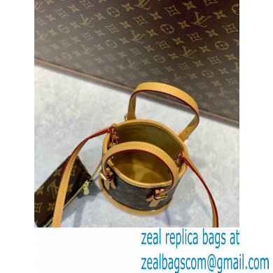 Louis Vuitton Monogram Canvas Nano Bucket Bag M81489 Brown - Click Image to Close