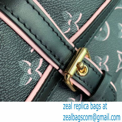 Louis Vuitton Monogram Canvas Neverfull MM Tote Bag with an outside pocket M46137 Black