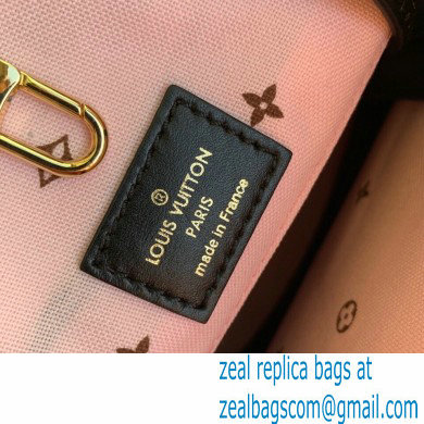 Louis Vuitton Monogram Canvas OnTheGo MM Tote Bag with an outside pocket M46154 Black - Click Image to Close