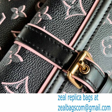 Louis Vuitton Monogram Canvas Speedy Bandouliere 25 Bag with an outside pocket M20852 Black - Click Image to Close