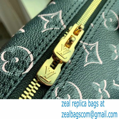 Louis Vuitton Monogram Canvas Speedy Bandouliere 25 Bag with an outside pocket M20852 Black