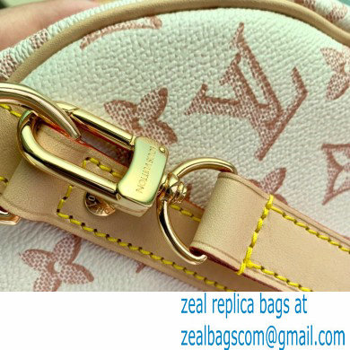 Louis Vuitton Monogram Canvas Speedy Bandouliere 25 Bag with an outside pocket M20919 Beige