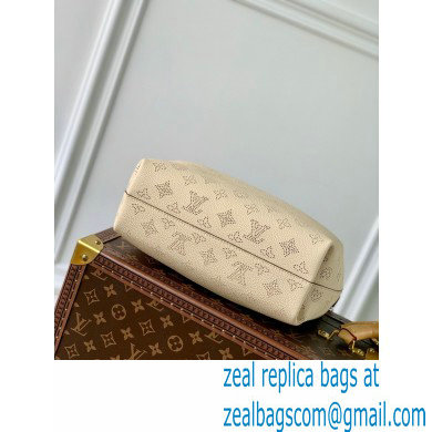 Louis Vuitton Perforated Mahina leather Why Knot PM Bag M20700 Cream Beige - Click Image to Close