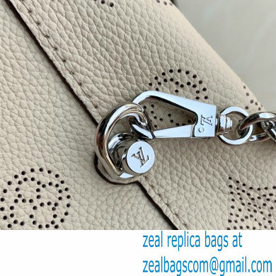 Louis Vuitton Perforated Mahina leather Why Knot PM Bag M20700 Cream Beige - Click Image to Close