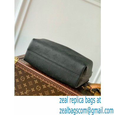 Louis Vuitton Perforated Mahina leather Why Knot PM Bag M20703 Black