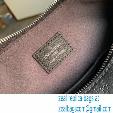 Louis Vuitton Perforated Mahina leather Why Knot PM Bag M20703 Black
