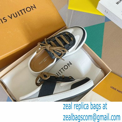Louis Vuitton Suede Lous Open Back Sneakers Black/Gray 2022