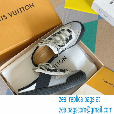 Louis Vuitton Suede Lous Open Back Sneakers Gray 2022 - Click Image to Close