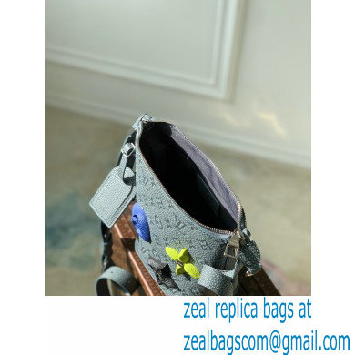 Louis Vuitton Taurillon Monogram leather Climbing Theme Hobo Cruiser PM Bag M20875 Gray - Click Image to Close