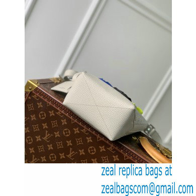 Louis Vuitton Taurillon Monogram leather Climbing Theme Hobo Cruiser PM Bag White