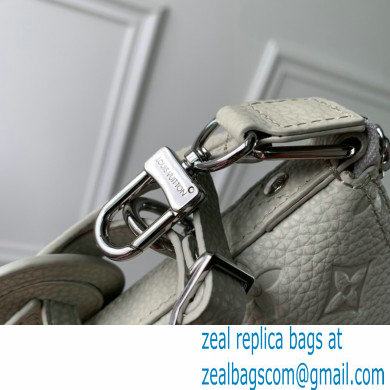 Louis Vuitton Taurillon Monogram leather Climbing Theme Hobo Cruiser PM Bag White