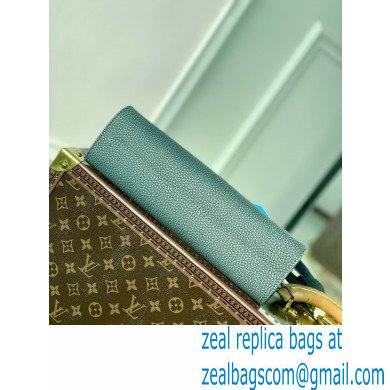 Louis Vuitton Taurillon Monogram leather Climbing Theme Standing Pouch Bag Gray - Click Image to Close