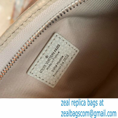 Louis Vuitton Taurillon Monogram leather Climbing Theme Standing Pouch Bag M81571 White