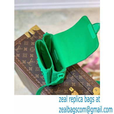 Louis Vuitton Taurillon Monogram leather S-Lock Vertical wearable wallet Bag M81525 Green - Click Image to Close