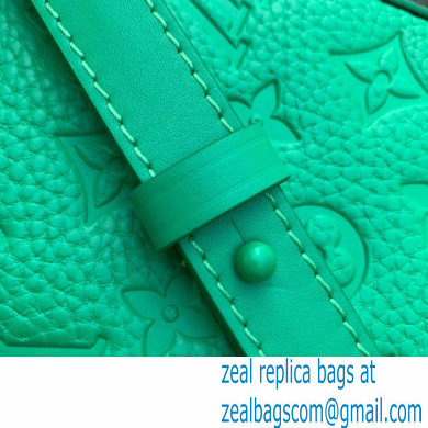 Louis Vuitton Taurillon Monogram leather S-Lock Vertical wearable wallet Bag M81525 Green