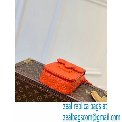 Louis Vuitton Taurillon Monogram leather S-Lock Vertical wearable wallet Bag Orange - Click Image to Close