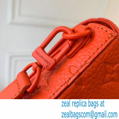 Louis Vuitton Taurillon Monogram leather S-Lock Vertical wearable wallet Bag Orange - Click Image to Close
