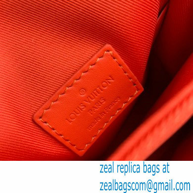 Louis Vuitton Taurillon Monogram leather S-Lock Vertical wearable wallet Bag Orange