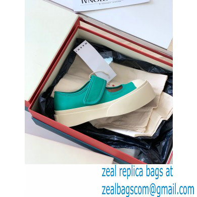 Marni leather Pablo Mary Jane Sneakers Green 2022