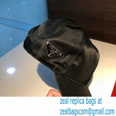 PRADA Re-Nylon baseball cap BLACK 2022 - Click Image to Close