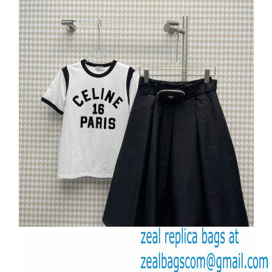 PRADA Re-Nylon circle skirt BLACK with a pouch 2022