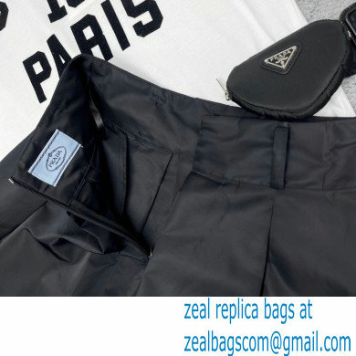 PRADA Re-Nylon circle skirt BLACK with a pouch 2022