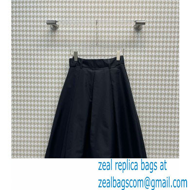 PRADA Re-Nylon circle skirt BLACK with a pouch 2022