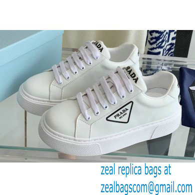 Prada Calfskin White Sneakers 09 2022
