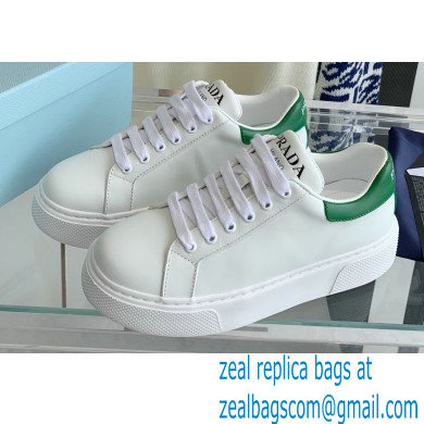 Prada Calfskin White Sneakers 11 2022 - Click Image to Close