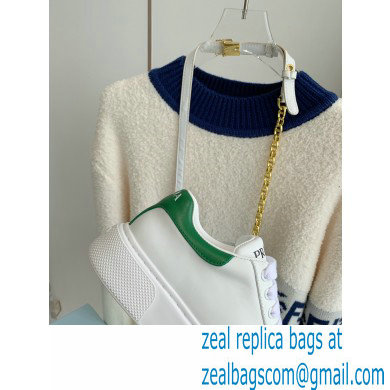 Prada Calfskin White Sneakers 11 2022 - Click Image to Close