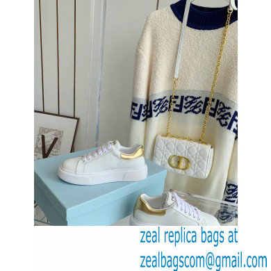 Prada Calfskin White Sneakers 12 2022