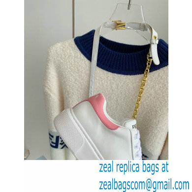 Prada Calfskin White Sneakers 14 2022 - Click Image to Close
