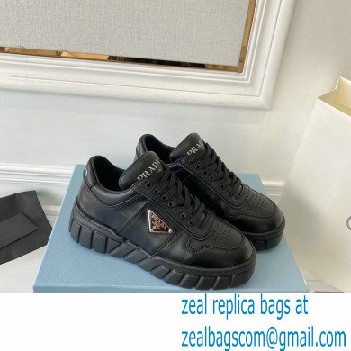 Prada Leather Sneakers 2EE378 01 2022 - Click Image to Close