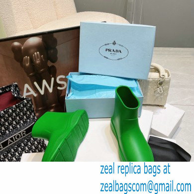 Prada Rubber booties 1T859M Green 2022