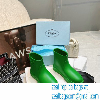 Prada Rubber booties 1T859M Green 2022 - Click Image to Close