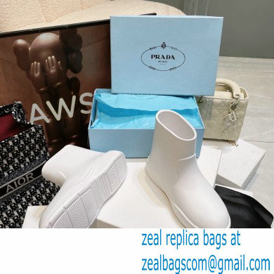 Prada Rubber booties 1T859M White 2022