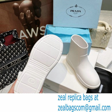 Prada Rubber booties 1T859M White 2022