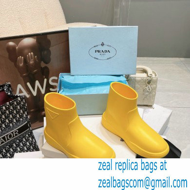 Prada Rubber booties 1T859M Yellow 2022 - Click Image to Close