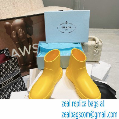 Prada Rubber booties 1T859M Yellow 2022 - Click Image to Close