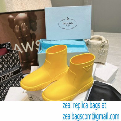 Prada Rubber booties 1T859M Yellow 2022